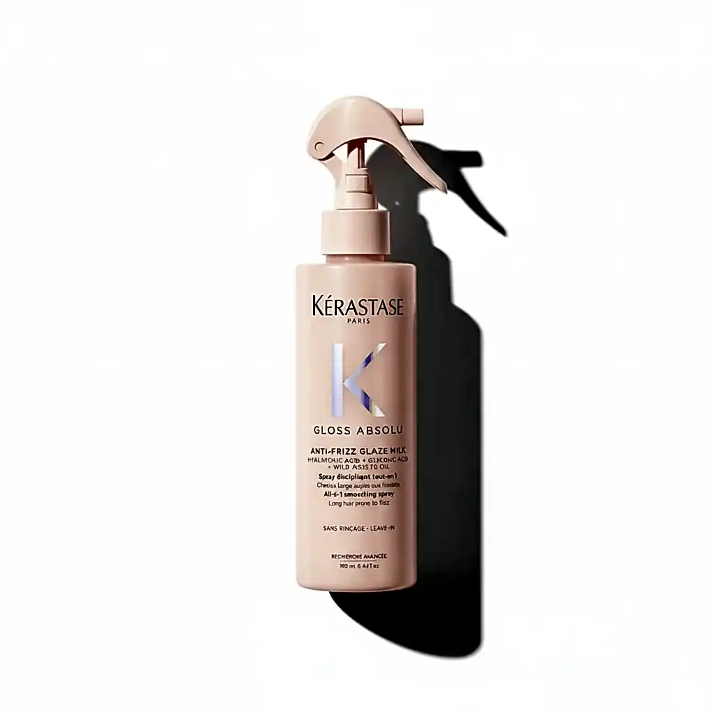 Kérastase Gloss Absolu hair product bottle on a white background